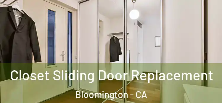 Closet Sliding Door Replacement Bloomington - CA