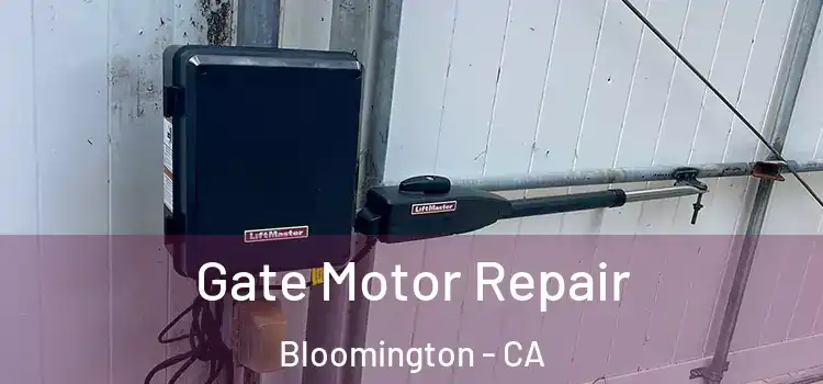 Gate Motor Repair Bloomington - CA